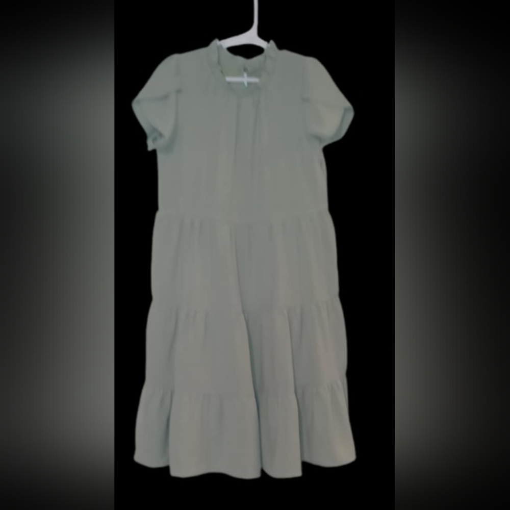 Girls Green Dress